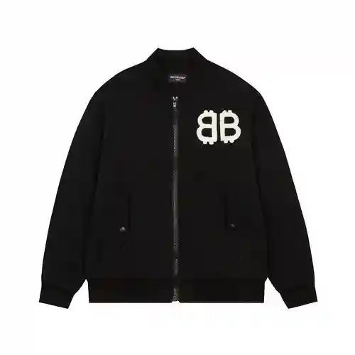 BLCG/Balenciaga chaqueta de algodón con logo de letra bordada y toalla