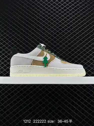 Nike Air Force Low Air Force 1 zapatillas deportivas informales, versátiles y de caña baja. La combi