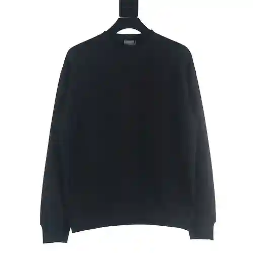 Dior CD sudadera con cuello redondo y CD clásico bordado