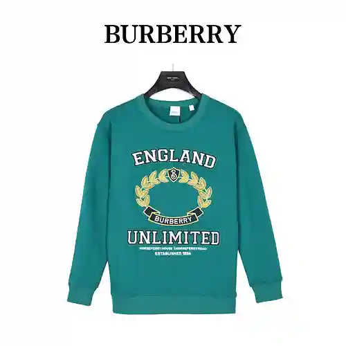 Sudadera con estampado preppy de hoja de roble BBR