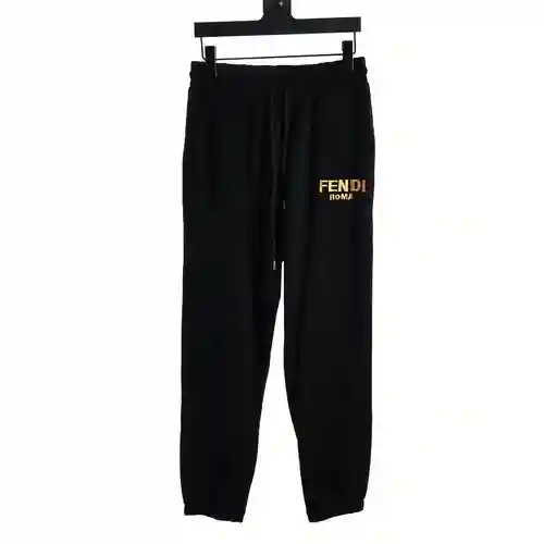 FEN*DI pantalones con letras bordadas