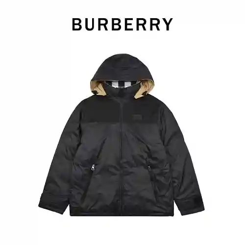 Plumífero reversible a cuadros grande BBR/Burberry 21Fw