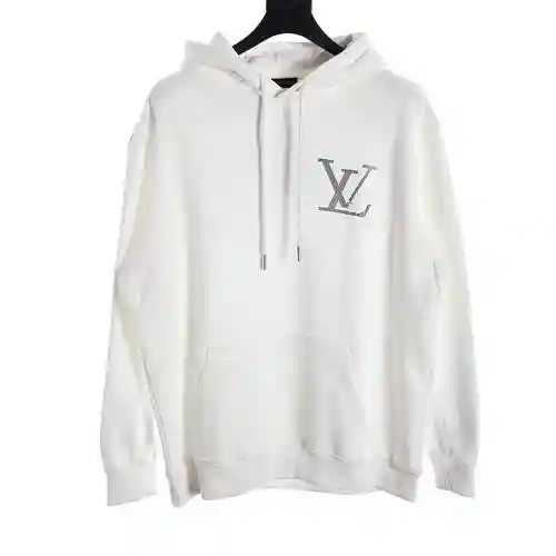 sudadera con capucha y letras LV Hot Diamond