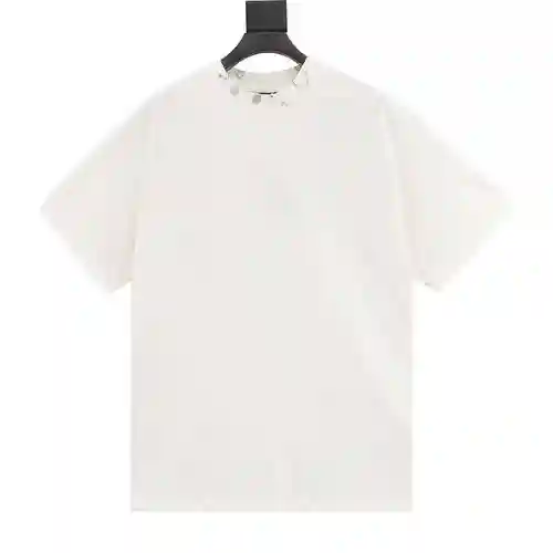 Blcg 23SS nueva camiseta de manga corta perforada y con pinchos.