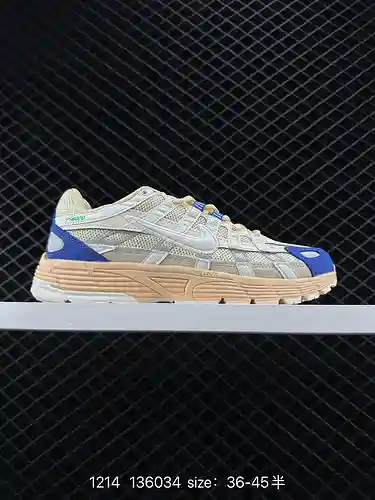 7 Nike Nike W P-6WhiteOracleAqua Magic Dream Space serie retro estilo papá, deportes casuales y cómo