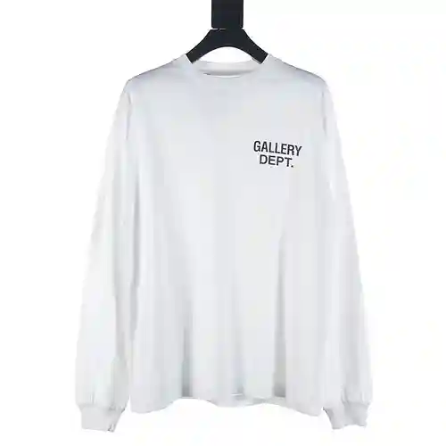 Camiseta de manga larga con estampado de letras inglesas GD
