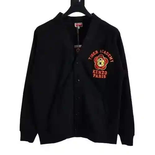 KZ 23FW Cárdigan tipo sudadera con estampado de flores de tigre