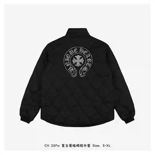CH 23Fw chaqueta retro rombos algodón