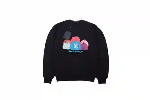 Sudadera con cuello redondo y estampado de calabazas de colores LV 23Fw