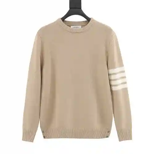 Jersey de cuello redondo de lana gruesa TB 23FW