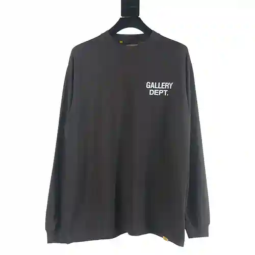 Camiseta de manga larga con estampado de letras inglesas GD
