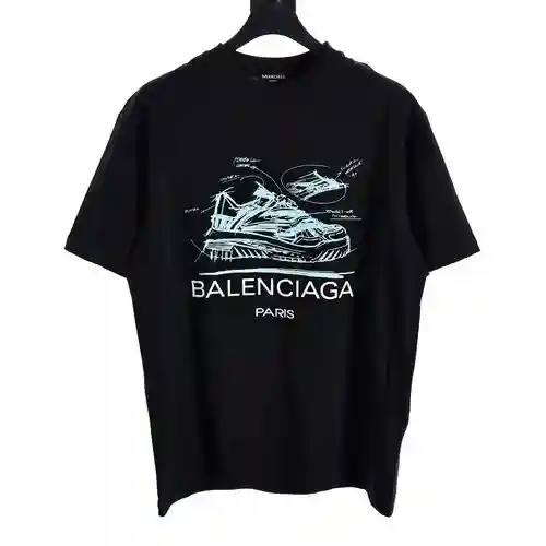 Camiseta de manga corta con logo de zapatos clásicos BLCG 24SS