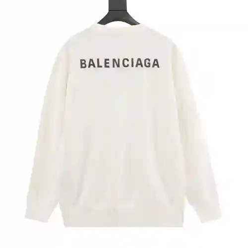 Jersey de cuello redondo Blcg 23Fw con bordado delantero y trasero