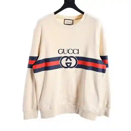 sudadera con logo doble G estampado