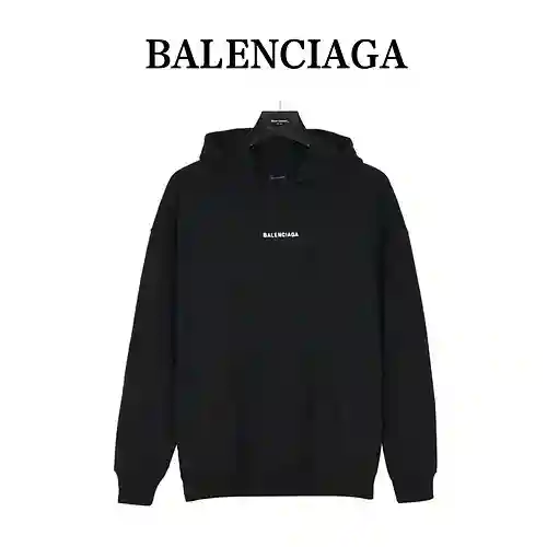 Sudadera con capucha BLCG/Balenciaga 23Fw con logo tridimensional bordado en la parte delantera y tr