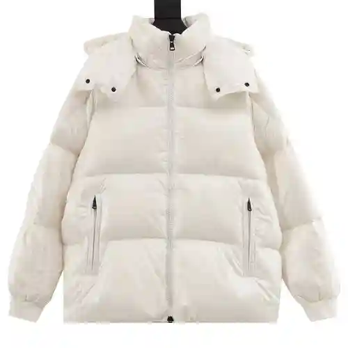 Mouth MC 23FW Anorak de mujer con cuello corto y capucha con letras