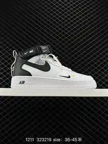 9 Nike Air Force Low Air Force 1 AF zapatillas deportivas informales, versátiles y de caña alta. Un 