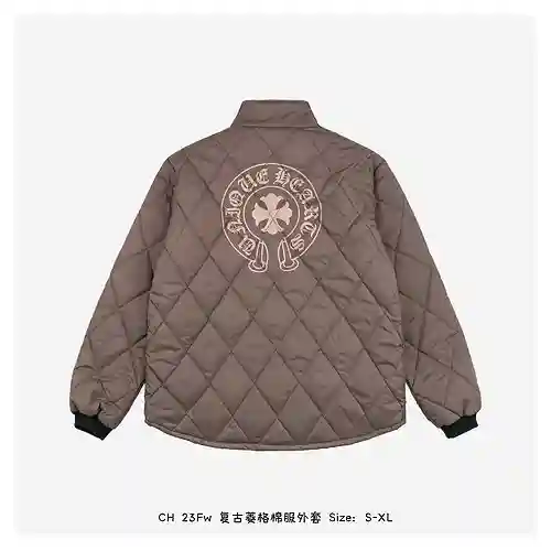 CH 23Fw chaqueta retro rombos algodón