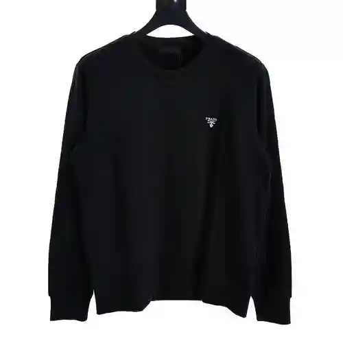 PRA*DA sudadera con logo bordado