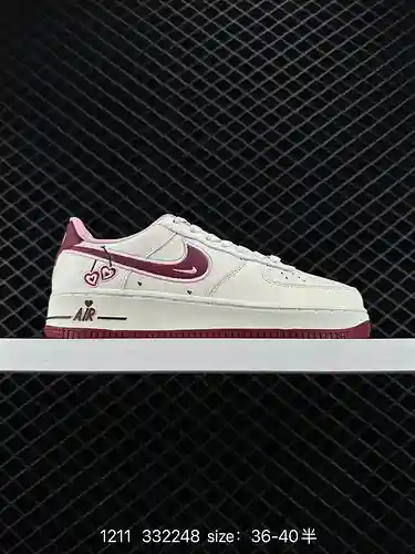 24 zapatillas deportivas informales, versátiles y de caña baja Nike Air Force Low Cherry Air Force O