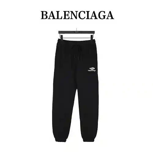BLCG/Balenciaga 23Fw 3Mpantalones con logo bordado