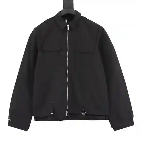 chaqueta CD con cremallera y múltiples bolsillos