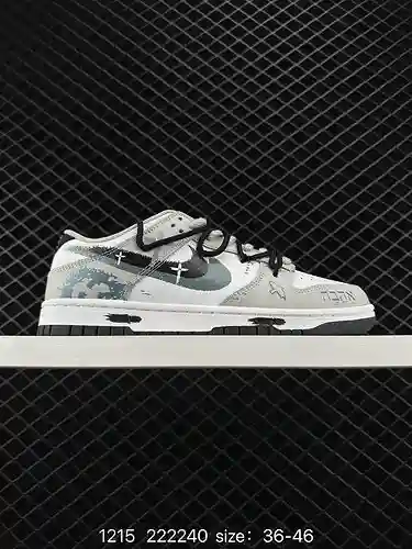 2 Serie de estilo deconstruido de cuerda NK SB Dunk Low "Verde/Beige" a nivel de empresa d