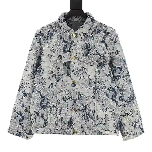 chaqueta vaquera con copos de nieve 1V