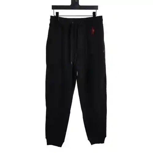 pantalones MC de felpa con logo bordado