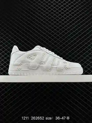 26 Toma real exclusiva CPFM x Nk Air Force '7 Modelo de articulación baja Zapatillas casuales bajas 