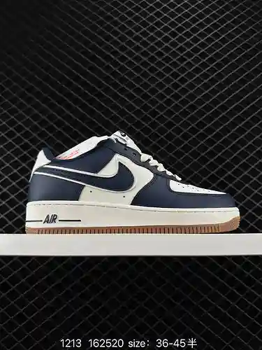 Nike Air Force Low Air Force 1 zapatillas deportivas informales, versátiles y de caña baja. La combi