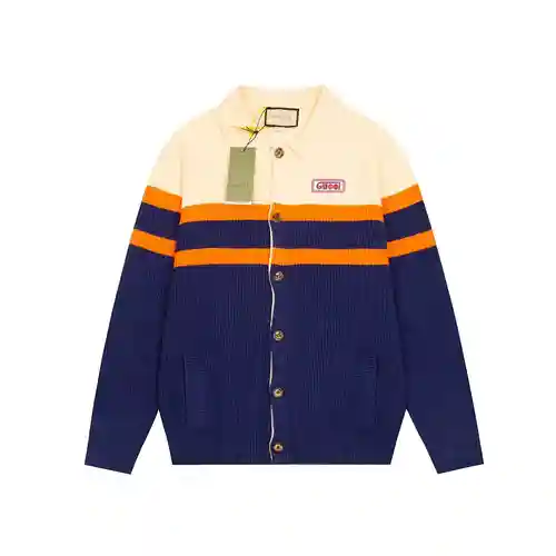 Cárdigan estilo jersey en contraste con logo Gu*cci/Gucci 23Fw
