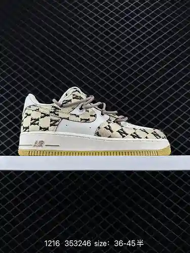 23 Nike Air Force Low Las zapatillas casuales de caña baja Air Force 1 crean una versión pura de Air