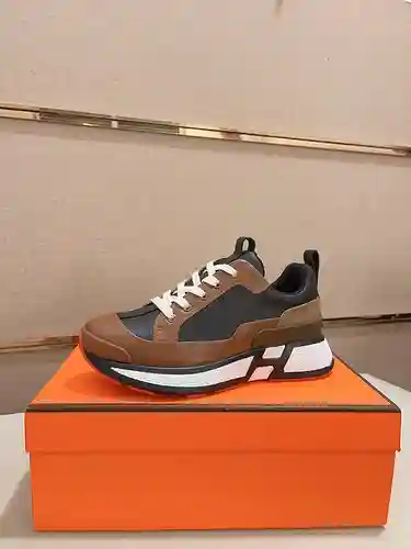 Zapatos de hombre Hermes Código: 1216C60 Talla: 38-44 (se puede personalizar a 45).