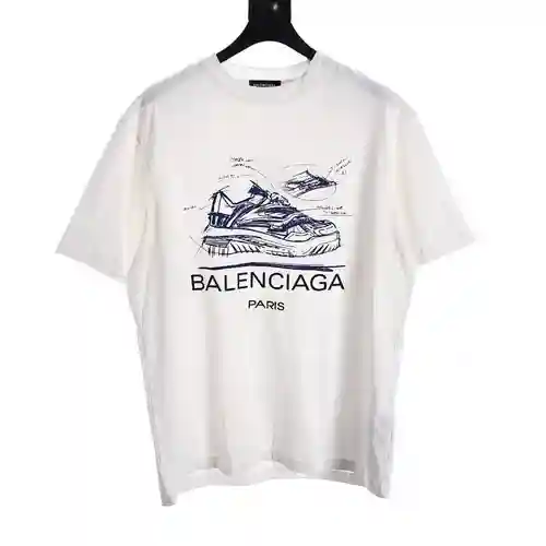Camiseta de manga corta con logo de zapatos clásicos BLCG 24SS