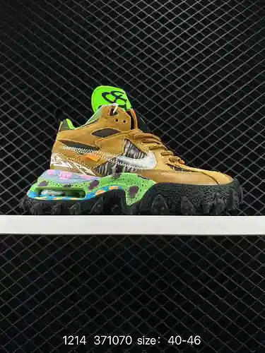 3 zapatos Nike para hombre, zapatillas con clavos Off-White x Nike Air Terra Forma Wheat, diseño de 