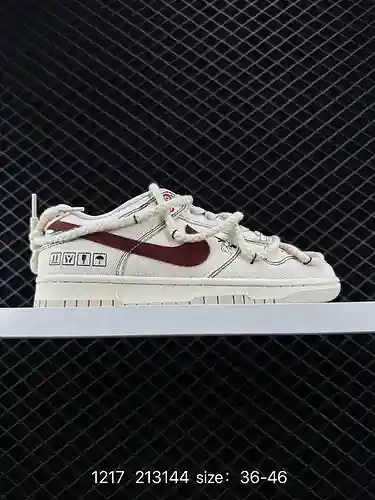 22 Serie de estilo deconstruido de cuerda NK SB Dunk Low” Green/Beige” a nivel de empresa de zapatos