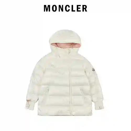 Chaqueta de plumón de mujer con cremallera diagonal MC/mask