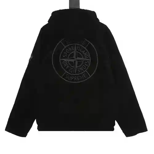 Chaqueta de algodón con brazalete de pana ST/Stone Island