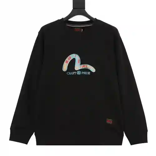 Ev*isu 24fw sudadera Big M y logo estampado