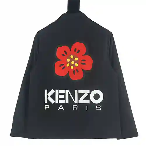 Kenzo KZ 23 Nueva chaqueta tipo camisa con estampado de flores Begonia de la serie BOKE