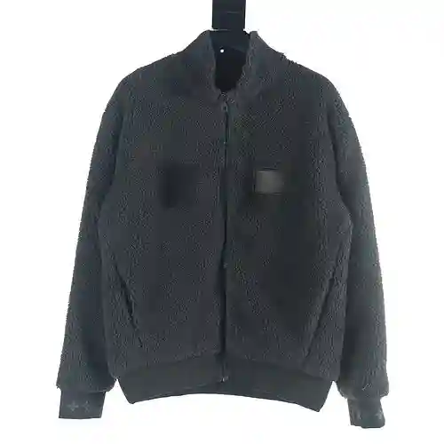 Chaqueta LV 23FW de lana de cordero con tribanda de letras