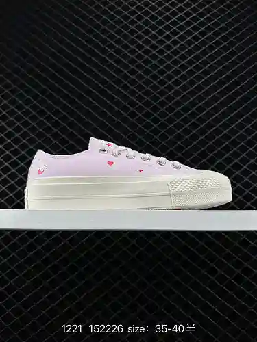 3 CONVERSE/Converse Zapatos de mujer proceso de vulcanización estándar genuino, proceso antimanipula