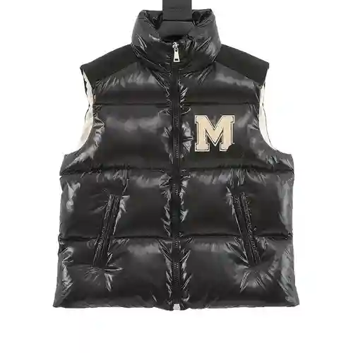 MC enmascarado 23ss nuevo chaleco con cuello alto y letra grande M