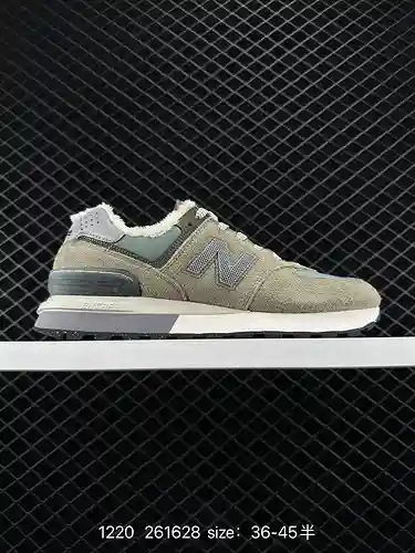 4 plus terciopelo genuino NB New Balance New Balance WL74 serie zapatos para correr deportivos retro