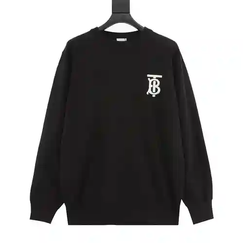 BBR 23Fw suéter con cuello redondo y letra TB bordada
