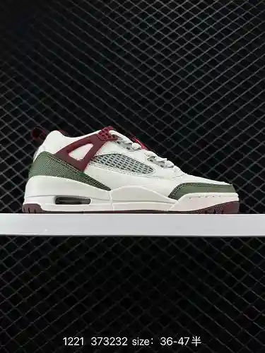 6 ¡Zapatillas de baloncesto deportivas retro con patrón craquelado clásico NIKE JORDAN SPIZIKE LOW! 