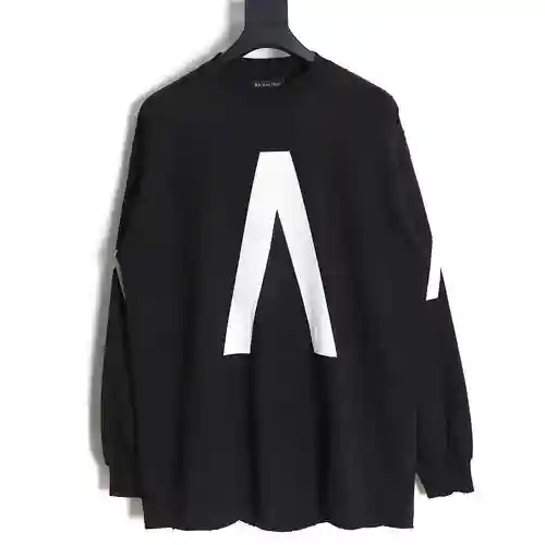 BLCG/Balenciaga 24SS serie musical limitada con estampado de flechas de manga larga