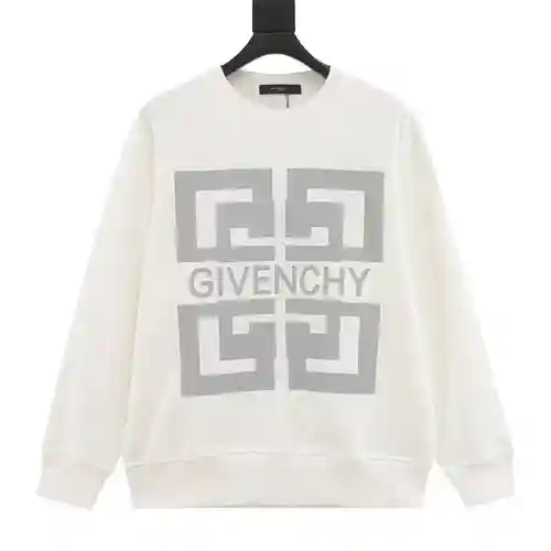 Sudadera con cuello redondo y logo grande reflectante GVC 23FW