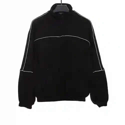 BLCG Balenciaga chaqueta polar con etiqueta pequeña bordada